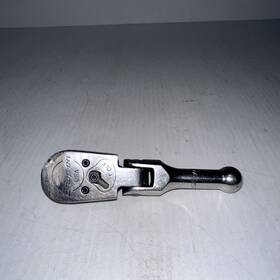 Fk831 Snap-on 3/8 Inch Drive 4 1/2 Long Flex Head Chrome Ratchet