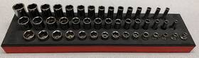 Fms003br Snap-on Tools 45pc 3/8 Inch Drive Metric Socket Set With Holder