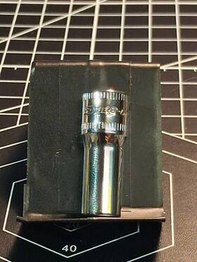 Tmms7 Snap-on Fsm7 Semi Deep Metric 1/4 Drive 6 Pt 7mm Chrome Socket