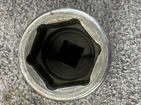 Im542 Snap-on Nos 1-11/16 Inch 3/4 Drive 6-point Flank Dr Shallow Impact Socket
