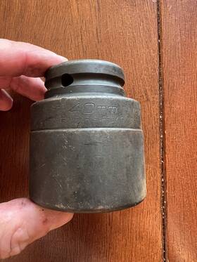 Imm402 Snap-on 40mm 3/4 Inch Drive 6-point Flank Shallow Impact Socket