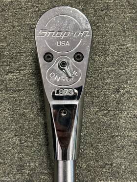 L873 Snap On L783 Snap-on Tools Usa Used 1 Inch Drive 30-tooth Sealed Ratchet Head With Handle