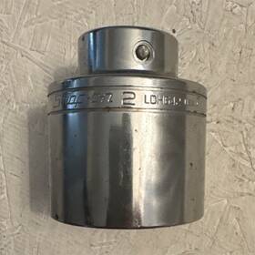 Ldh644 Snap-on 2 Inch Sae Standard Socket Chrome Finish Alloy Steel Silver