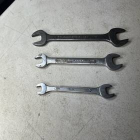 O-1618 Snap-on O-1214 And S-k Tools - Lot Of 3 Double Open End Wrenches S2022b