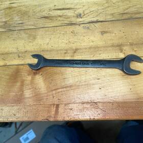 Gvo1416b Snap-on S-1416 Open End Wrench 7/16 Inch X 1/2 - Usa Made