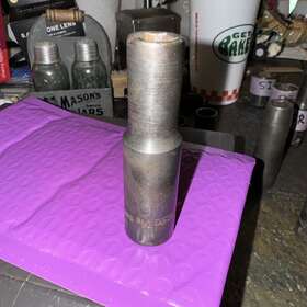 Sim140 Snap-on 6 Pt. 1/2 Inch Drive 7/16 Deep Impact Socket Ss