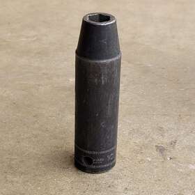Simm100 Snap-on Tools Usa 1/2 Inch Drive 10mm Metric Deep 6 Point Impact Socket