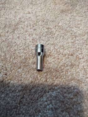 Tms6 Snap-on Smt6 Tools 1/4 Inch Drive 3/16 Semi-deep 6 Point Socket - Made In Usa