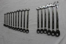 Soxrm02fbra Snap-on Soxrm01fbr Tools 17pc Metric Ratcheting Wrench Set Soxrm01fbra And