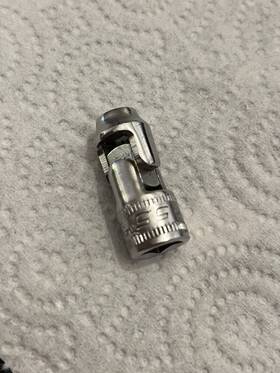 Tmusm5.5 Snap-on 1/4 Inch Drive 5.5mm Swivel Flex Universal Joint Shallow Socket Metric 6 Pt