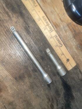 Cb-20 Sparta Cb-21 Pair 6 Inch And 3 Ratchet Extension Usa 3/8 Used