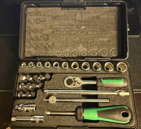 91061218 Stahlwille Socket Set 1/4 Inch 29 Pieces