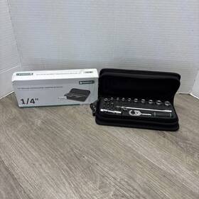 96010127 Stahlwille Socket Set 1/4 Inch With 24 Psc. 40/20/4qr Sci