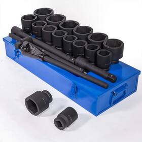 Stark Usa 602589753638 Premium 21-pieces Sae Jumbo Impact Socket Set 1 Inch -inch Drive Extension B