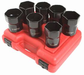 2847 Sunex Tools 613364061985 1/2-inch Drive Wheel Bearing Lock Nut Set 7 Piece