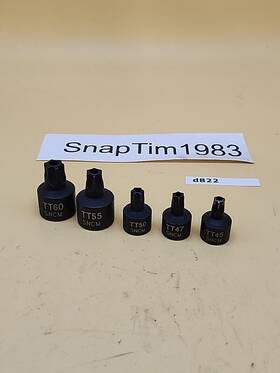 Tt60-45 Sunex Tools 613364127384 Stubby Tamperproof Internal Star Impact Socket Set5ea