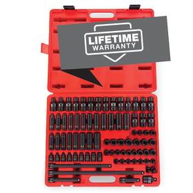 Sunex Tools 634746274830 80-piece 3/8 Inch Drive Master Impact Socket Set - Sae/metric 5/16 -3/4