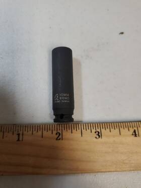 Su810md Sunex Tools 810md 1/4-inch Drive 10-mm Deep Impact Socket