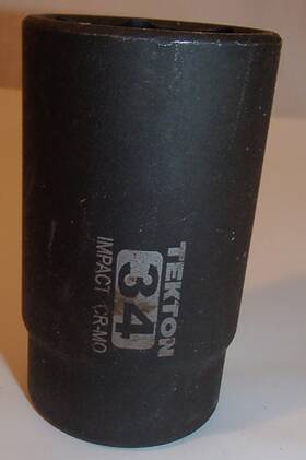 Tekton 020209997499 1/2 Inch Drive X 34 Mm 6 Point Impact Socket Metric