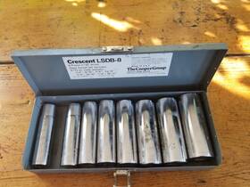 Lsdb-8 The Cooper Group Crescent 8 Piece 1/2 Inch Drive Deep Socket Set Sae Free Shipping
