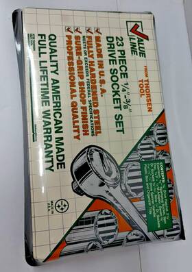 B07037652 Thorsen Tools 13726 Vintage Ratcheting Socket Set