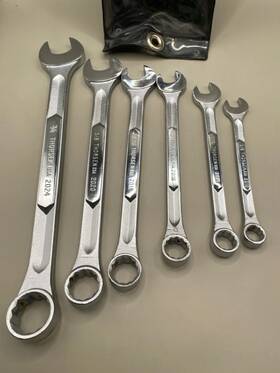 Cjl007196 Thorsen Tools 697333899304 Nos-thorsen 6pc Combo Wrench Set- Sae Vintage In Original Package.