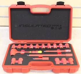 Titan 802090681004 68100 19-piece 3/8 Inch Drive Vde Insulated Socket Set Pre-owned Free Shippi