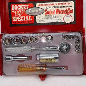 G219c Truecraft Socket 19-piece 3/8 Inch And 1/4 Drive Combo Wrench Complete