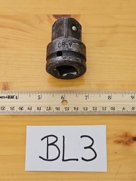 Uxcell 041814335384 3/4 Inch Drive - 1 Impact Socket Adapter Female To Male