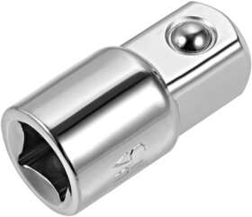 A19032700ux0311 Uxcell 3/8 Inch Drive F X 1/2 M Socket Adapter Female To Male Cr-v Silver