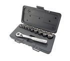 Vnb00ezai026kb Craftsman 10 Pc 6 Pt 3 8 In Drive Standard Socket Wrench Set Mechanics Kit Tools Craft