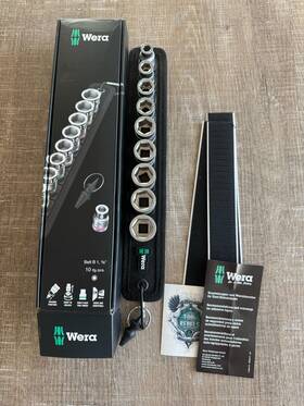 05003970001 Wera Belt B 1 Zyklop Socket Set 3/8 Inch Drive