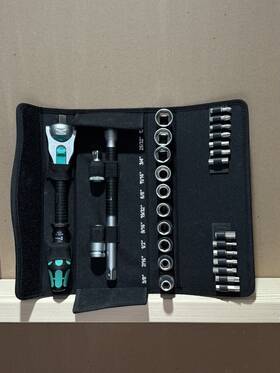 05004076001 Wera 1/2 Inch Drive Ratchet Set Sae Torx R 28 Pieces 10 Mm To 19