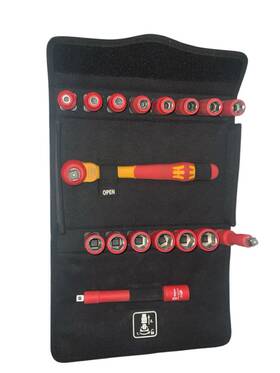 05004970001 Wera Zyklop Vde 17pc Socket Wrench Set Metric 3/8 Ratchet G4