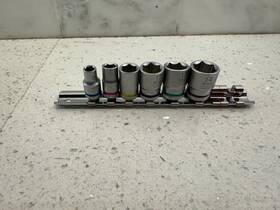 Wr003883 Wera 003883 Zyklop Metric Socket Set 1/4 Inch Drive 6 Pieces