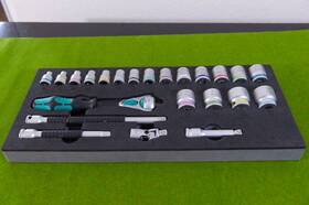 Wr150111 Wera 9721 Foam Insert 8000 B Zyklop 3/8 Inch Ratchet Set 1 23 Pieces