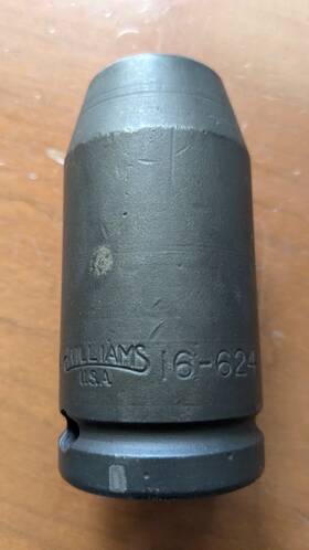 16-624 Williams Tools 3/4 Inch Dr Impact Socket