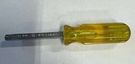 M-106 Williams Socket Handle 1/4 Inch Drive Usa With Square In Used