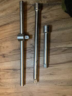 H2860 Wizard And Walden 3pc. 3/4 Inch Drive 2 1 8 Extension 16 Slide Bar