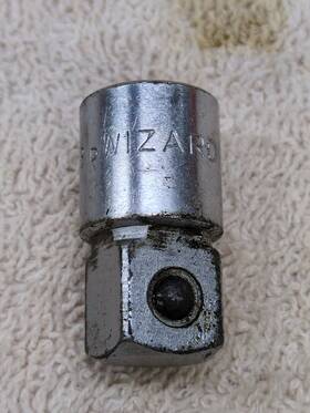 H2618 Wizard 3/8 Drive Socket Adapter F Step Up To 1/2 M Usa