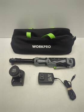 P03046673 Work Pro W125221a 12v 40 Ft-lbs Power Ratchet Wrench Kit