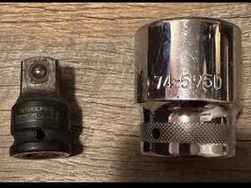 74-595d Workpro Dewalt Socket 1-1/2 Inch X 3/4 Drive - Model 1/2 Adapter