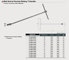 Ctba1432 Wrench Toptul Socket Swivel Ball T-handle 14mm