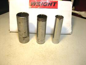 4628 Wright 9/16 Inch 11/16 7/8 Deep Sockets 12-point 1/2 Drive Usa