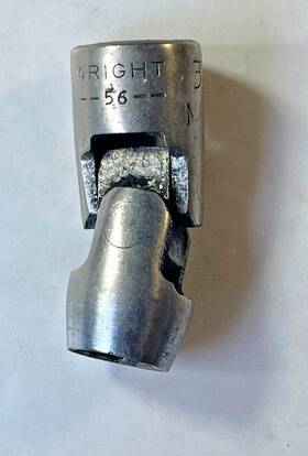 Mu50 Wright Vintage 3/8 Drive Swivel Socket Model 12pt Marked 1956 Date Code