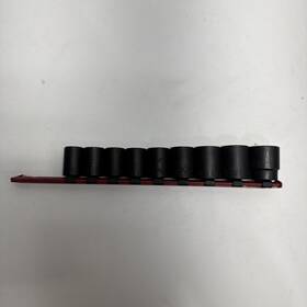 Wright Tool 076799004154 6 Point Standard Impact Socket Set 9 Piece 1/2 Inch Drive Sae 482