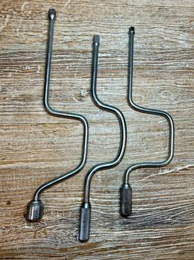 Hr2767 Wright Tool Tools Usa 4445 17 Inch Wizard Hr 2767 15 Speed Wrench Handle 3/8 And 1/2 Lot