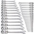 Yim233193 Insma Flexible Head Ratchet Metric Spanner Open End Ring Wrenches