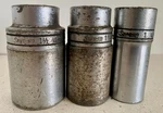 Snap On 3/4 Drive 6 Point LS-482 1/2" Deep LS-402 1/4" LS-322 1" Lot Of. Fixed Price $29.99.