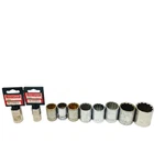 10 Pcs Craftsman, Snap-on 11/16IN, 12 Point 1/2 Drive Socket Set, Made Usa. Fixed Price $23.80.